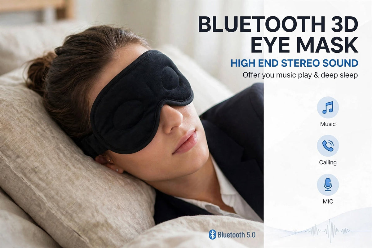 Antifaz Bluetooth para Dormir con Música