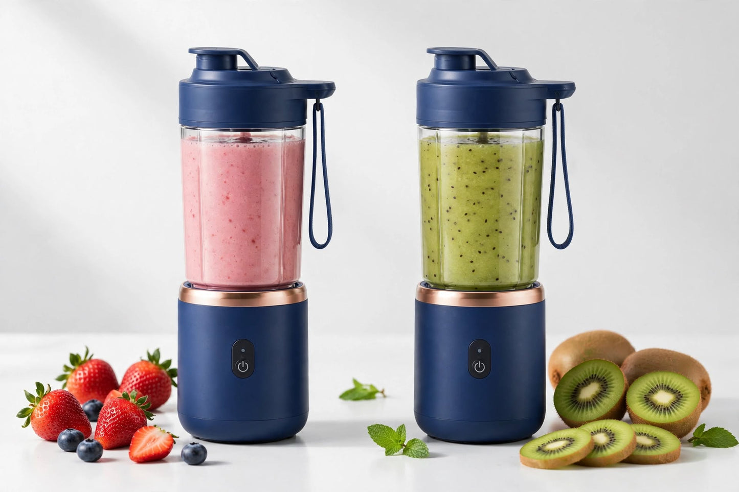 Portable battery-operated blender. USB charging.